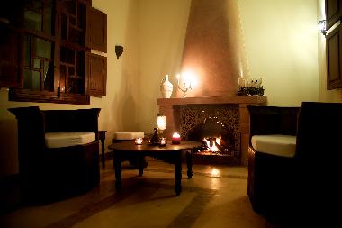 Feu ouvert danss le salon