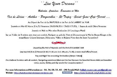 Bateau /en/au Mandelieu la Napoule (Alpes-Maritimes)ou appartement ou maison de vacances