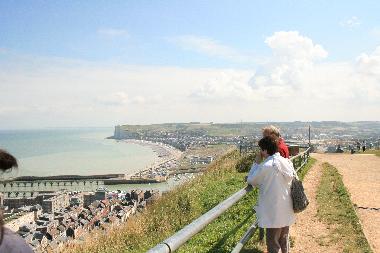 vue gnrale de la falaise la plus haute de France
