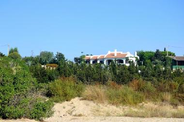 villa vue depuis la mer