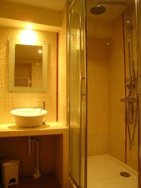 salle de douche avec sche serviette lectrique