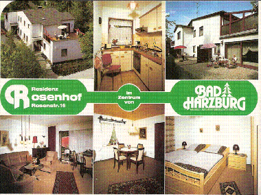 Appartement de vacances /en/au Bad Harzburg (Harz)ou appartement ou maison de vacances