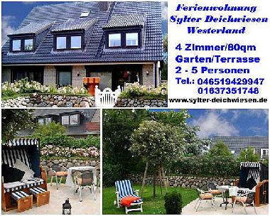 Appartement de vacances /en/au Westerland/Sylt (Nordfriesische Inseln)ou appartement ou maison de vacances
