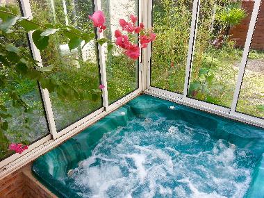 Jacuzzi proteg dans la veranda