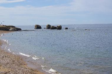 vue le long de la plage de la corniche de   Sion l