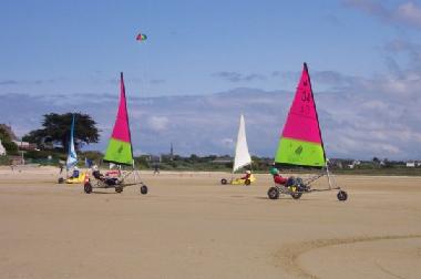 plage de proximit ou le sport de char  voile