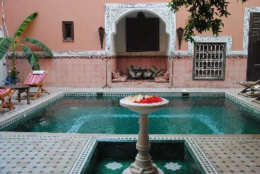 Chambre avec petit d�jeuner �/en/au marrakech (Marrakech)ou appartement ou maison de vacances