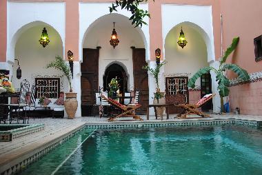 Chambre avec petit d�jeuner �/en/au marrakech (Marrakech)ou appartement ou maison de vacances