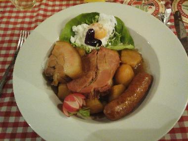 Plat du terroir : La Touffaye (du resto "Le Coeur de la Gaume"  Ethe (3 min)