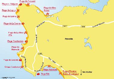 Les plages de Pnestin