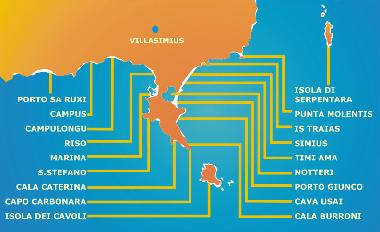 Villa �/en/au VILLASIMIUS (Cagliari)ou appartement ou maison de vacances
