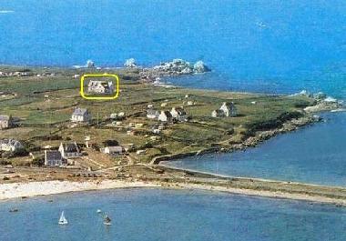 Situation  de la propri�t� Vent du Large � Plouguerneau