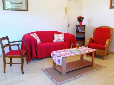 salon avec TV et DVD