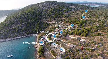 Chalet �/en/au Jezera (Sibensko-Kninska)ou appartement ou maison de vacances