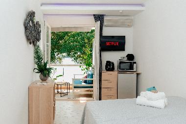 Chambre avec petit djeuner /en/au N.Peramos (Kavala)ou appartement ou maison de vacances